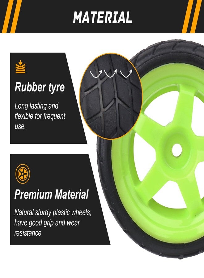 CrazyHobby RC On-Road Tires and Wheels with 12mm Hex for 1/10 Traxxas 4Tec 2.0 3.0 HPI Racing RS4 HSP 94123 MST Tamiya Kyosho 1/14 WLtoys 144001 Drifting Touring Car, 4pcs - Image 3